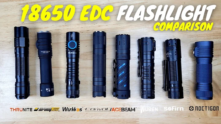 8 Awesome 18650 EDC Flashlight Compared (EMISAR vs ARMYTEK v ACEBEAM v THRUNITE v SOFIRN)