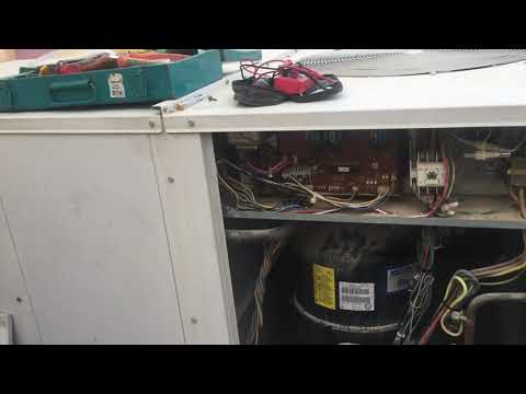 طريقة تحديد العطل في تكييف  المركزي 8 طن جزء 1