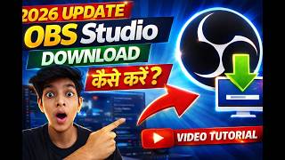Obs Studio Tutorial in hindi obs studio live stream youtube