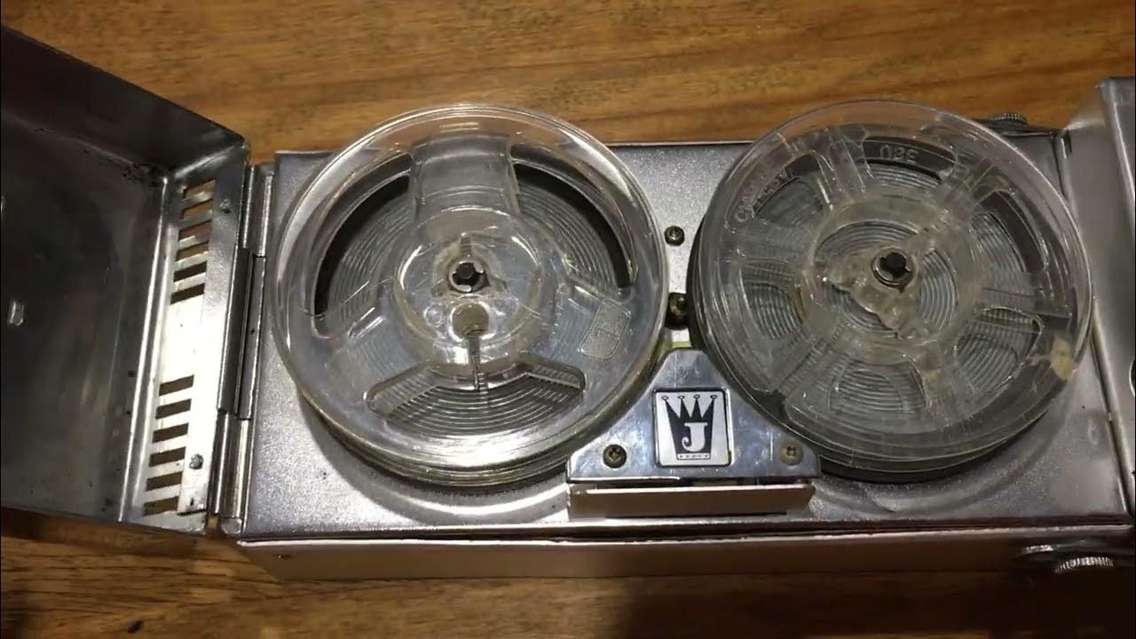 Juliette lt 44 portable reel to reel made in japan 1964 youtube