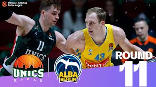 UNICS rallies to beat ALBA! | Round 11, Highlights | Turkish Airlines EuroLeague