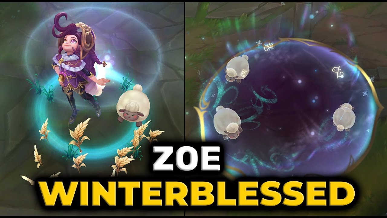 Winterblessed Zoe Skin Preview - League of Legends - YouTube