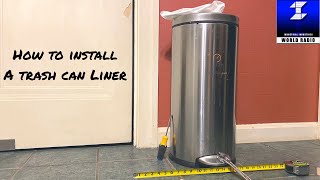 How To Install A Trash Can Liner | Tutorial