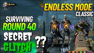 How to survive Endless Mode till Round 40 With This Glitch call of duty Mobile | Endless Tricks CODM