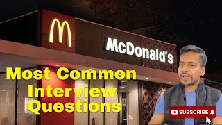 Most Common McDonalds Job Interview Questions Canada #canada #jobsearch #ontario