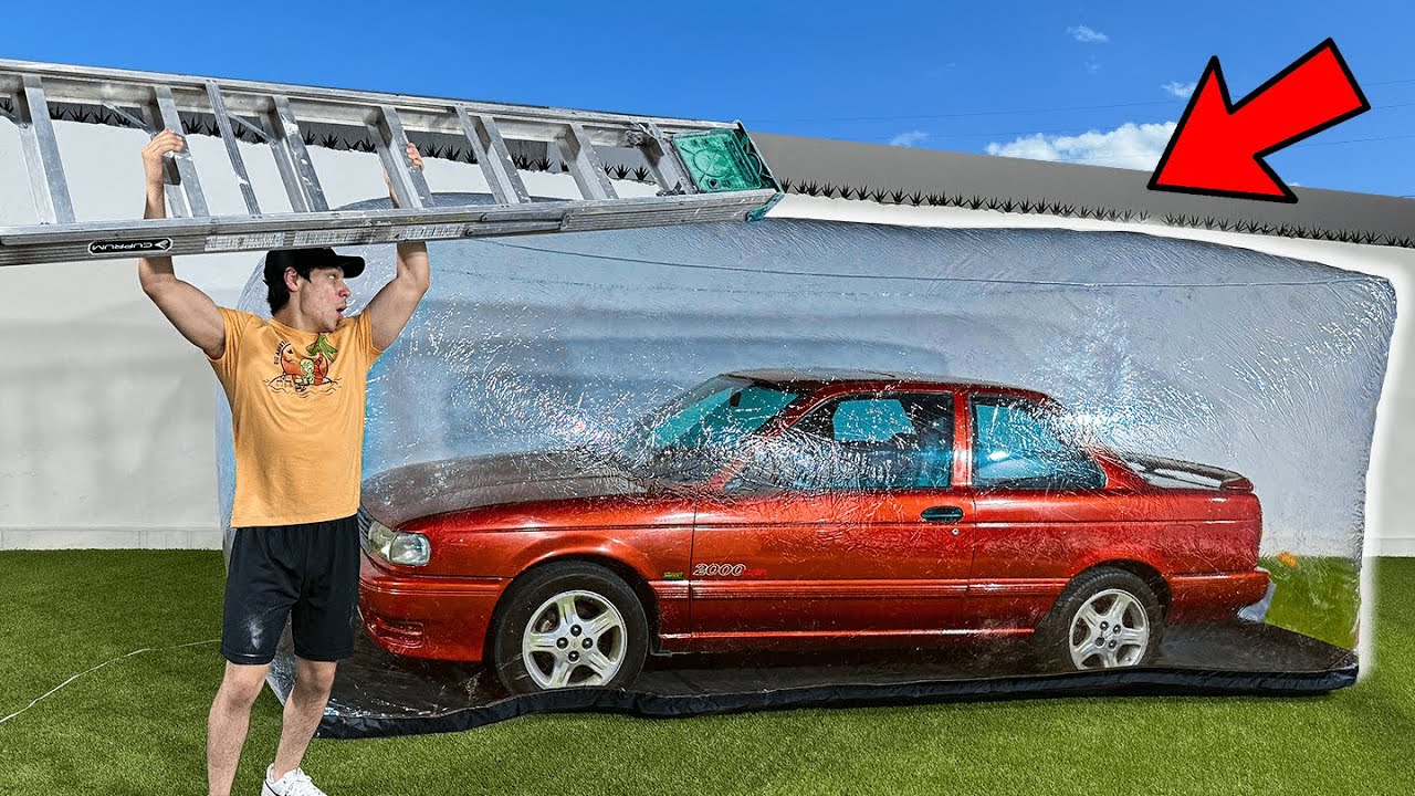 PUSE A PRUEBA EN MI TSURU GSR LA BURBUJA GIGANTE QUE SOPORTA LADRILLOS Y ESCALERAS - Yair17