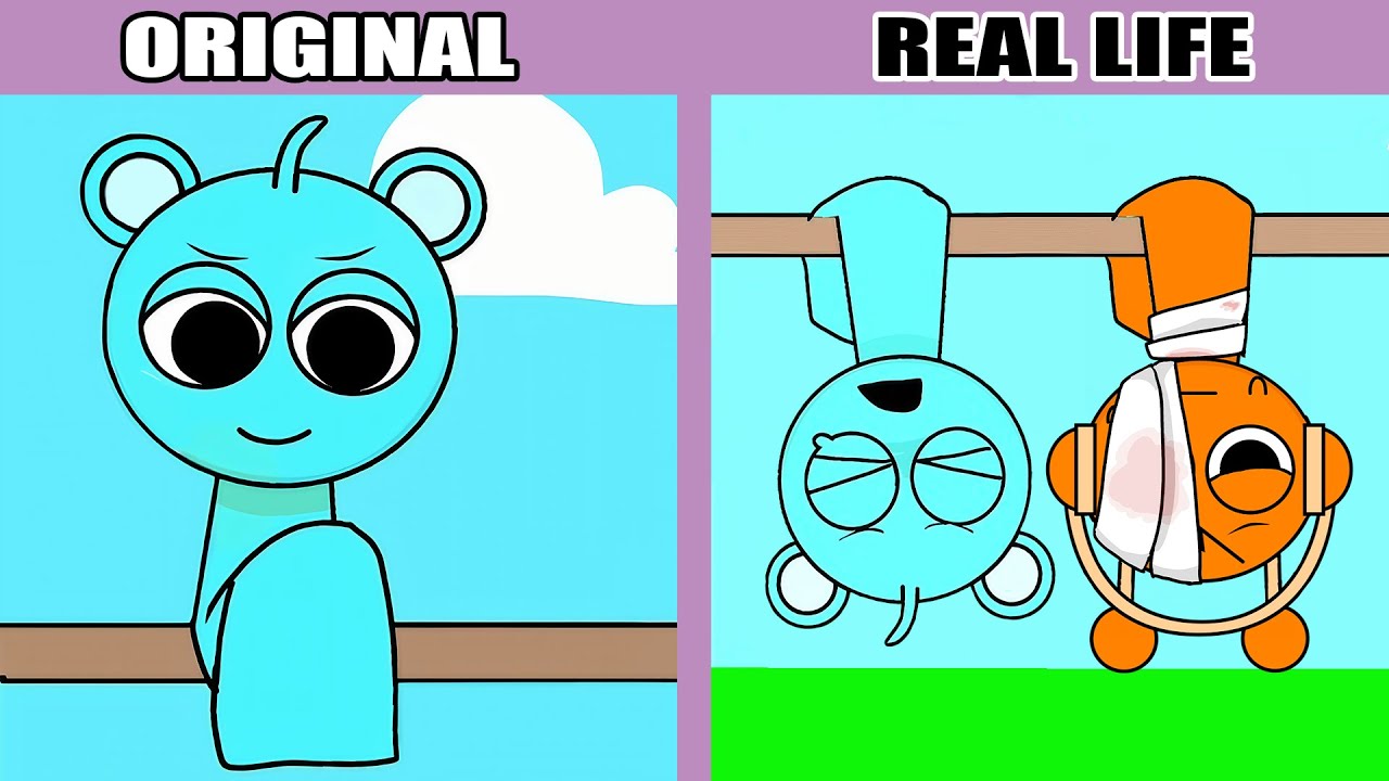 Best TikToks of Incredibox Sprunki: Sky and Oren Play on the Monkey Bars | Original vs Plush Toys