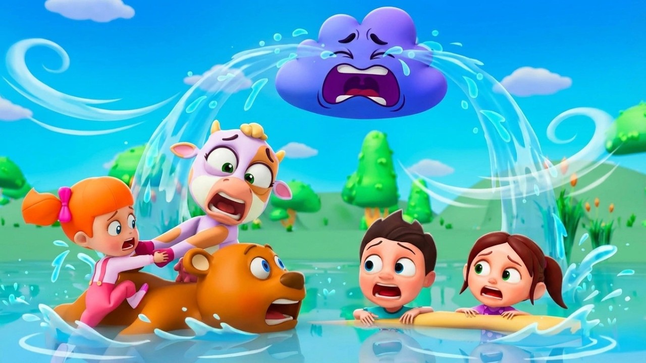 Rain Rain Go Away po polsku ☔ Zabawne piosenki dla dzieci + więcej piosenek | Baby Berry