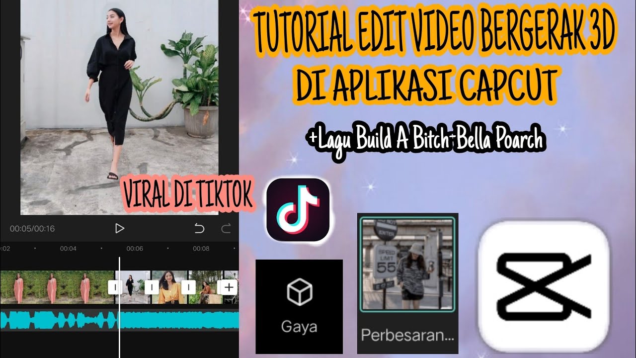 Tutorial Edit Video Bergerak 3D Di Aplikasi Capcut Terbaru-Viral Di ...