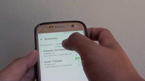 How to Find an Locate Saved Webpages on Samsung Galaxy S7