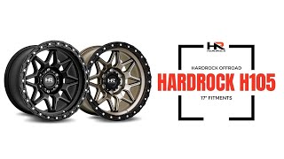 The New Hardrock H105 Wheels | #DriveItHard 17x9 H106 Matte Black Gmc Duramax Hardrock Offroad Wheels