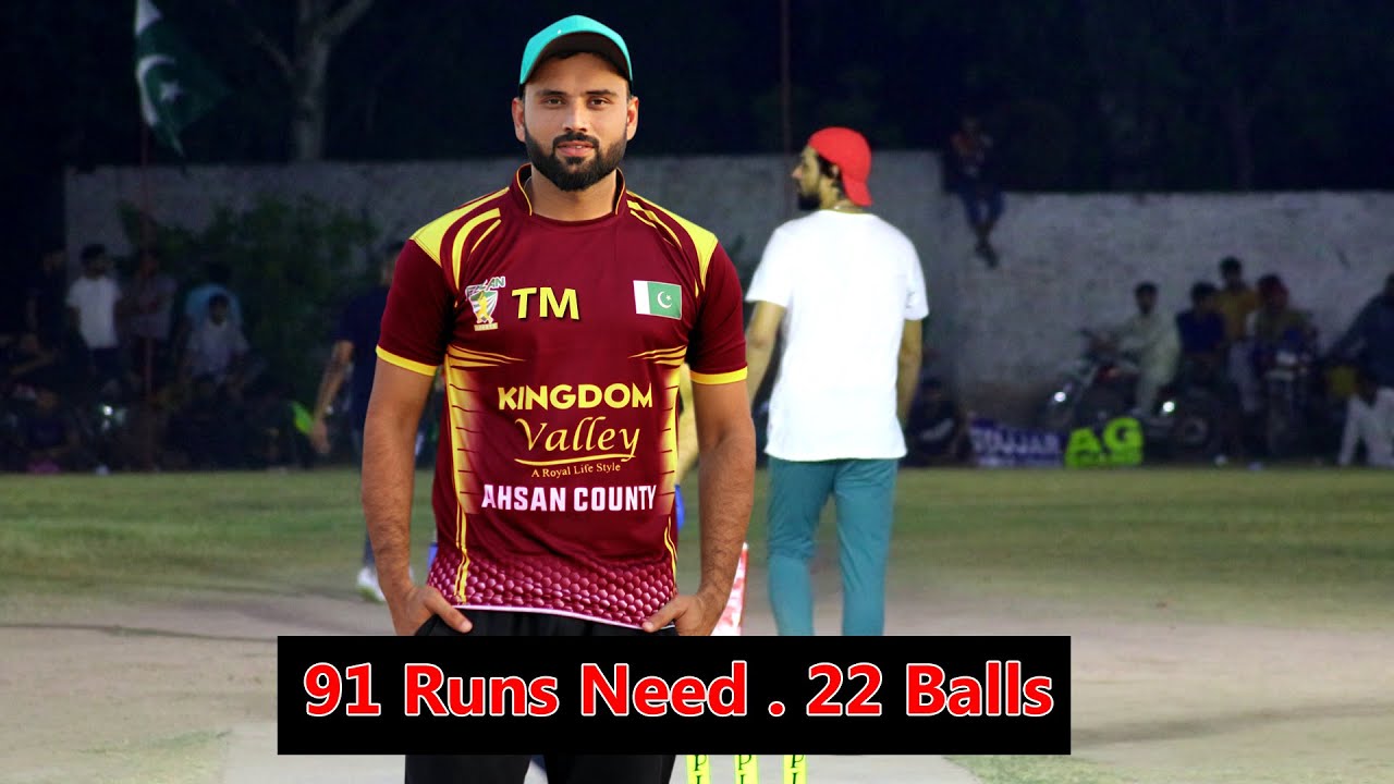 96 Runs Need 22 Balls | Taimoor Mirza,Fahad Mian Channu vs Zaheer Kalia ...