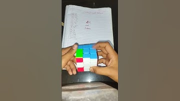 displaced motif pattern on 3x3 rubiks cube #youtbeshorts