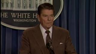 President Reagan’s Press Briefing on the Achille Lauro Hijacking on October 11, 1985