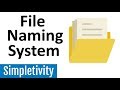 The Best Way to Name Your Files (3-Step File Naming System)