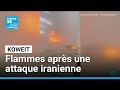 L'aéroport de Koweït City en feu après un attaque iranienne, au moins un mort et 63 blessés