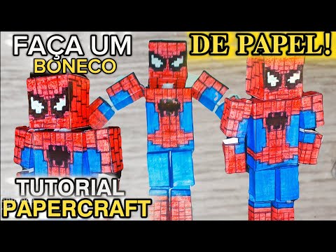 How to Make a Moving Articulated Spider-Man Paper Doll (Ragdoll) | Papercraft Tutorial