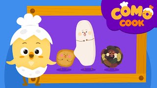 Kids animation | How to make Rice cake | Como Cook