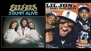 Bee Gees vs. Lil Jon & The East Side Boyz - Stayin' Low (Mashup) Resimi