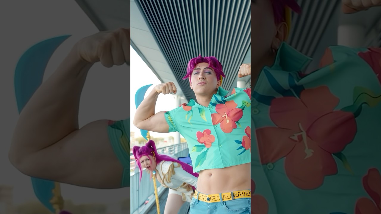 KPOP Demon Hunters 💜 MIRA & ABBY 🥤❤️‍🔥 #shorts