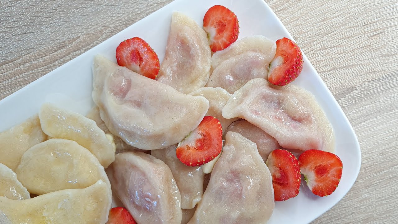 Pierogi z truskawkami i twarogiem! Idealne ciasto na pierogi YouTube