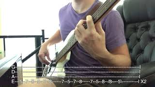 ABBA - Money Money Money (bass cover with tabs)