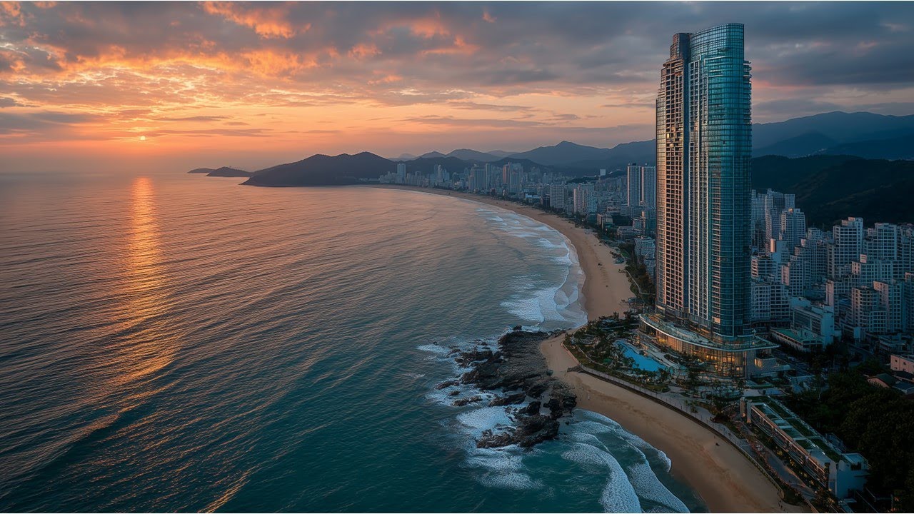 🌊 부산 해운대 오션뷰 펜트하우스 | Busan Haeundae Penthouse | 바다가 보이는 최고급 아파트 인테리어 ...