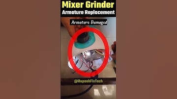 Mixer Grinder Armature Replacement | Easy Step-by-Step Guide | Rupesh Fix Tech