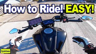 How to Ride a Motorcycle | How to Shift Gears EASY | Yamaha MT07