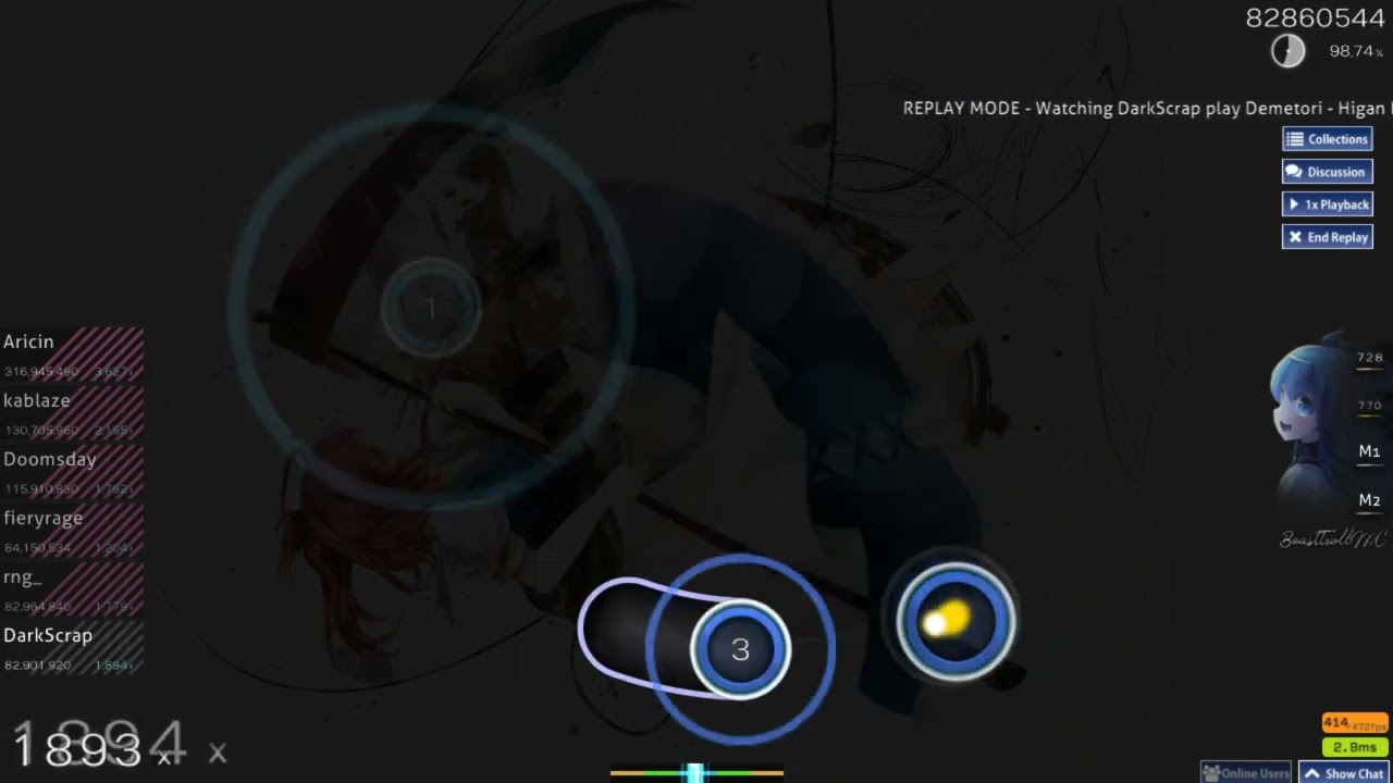 DarkScrap | Higan Kikou ~ View of the River Styx [AotAES] 98.43% 1x choke, 440pp