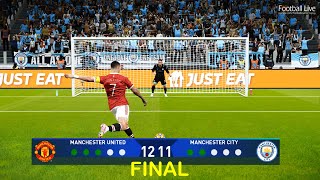 Manchester United vs Manchester City - Penalty Shootout | Final UEFA Champions League UCL eFootball