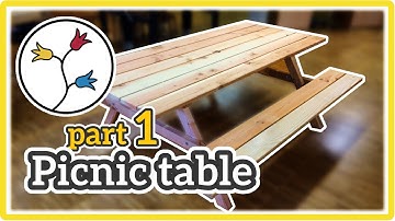 PICNIC TABLE DIY – How-to  (part 1 of 2)