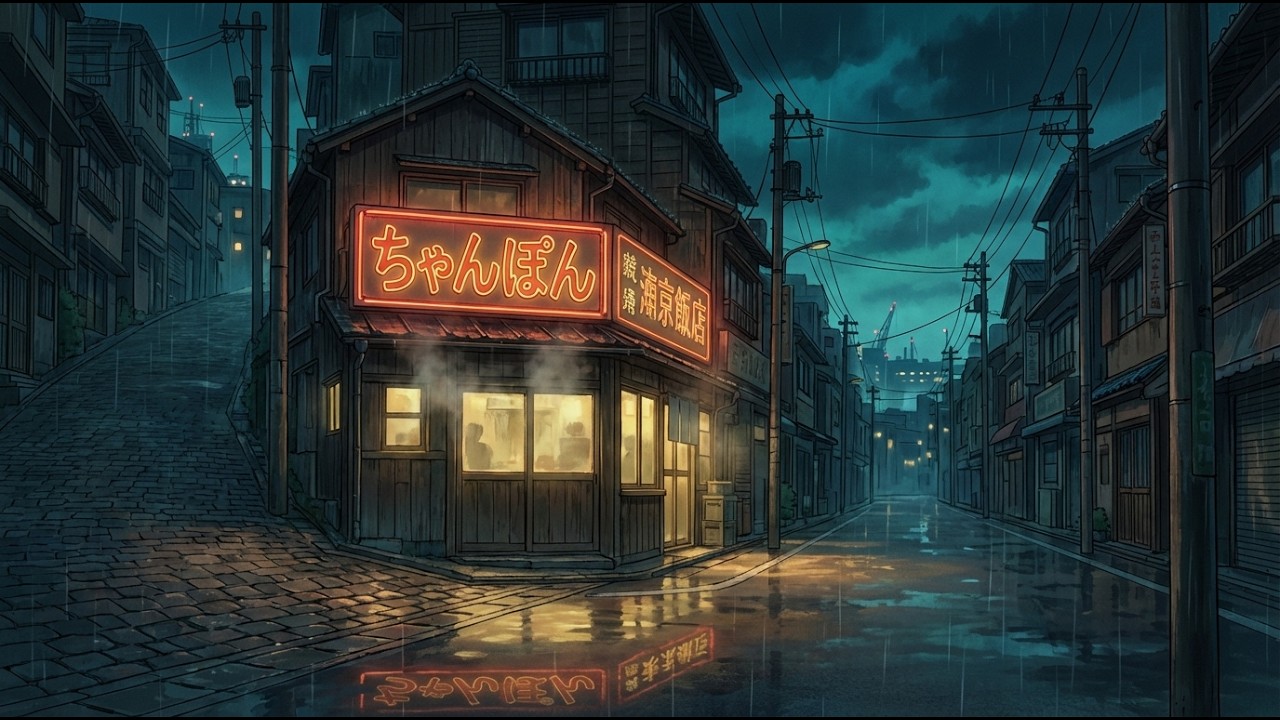 The Warmth You Left Behind ☁️ Tranquil Lofi Music Rain | Soft Drizzle Sounds for a Quiet Evening