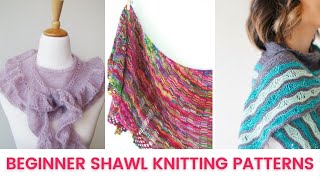 10 Easy Crescent & HalfCircle Shawl Patterns for Beginners