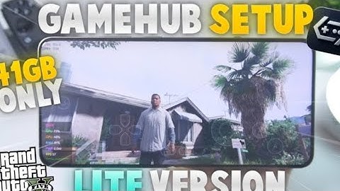GTA 5 Lite! Version on Android! |GameHub Emulator Full Setup & GTA V Test!