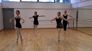 Ballet Exercise On Pointe.natalia Vitsiou School Of Dance Νέα Μακρη