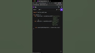 The zip() function in Kotlin #kotlin