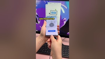Control phone from pc?! #screenmirroring #screencast #mobiletopc #controlphonefrompc