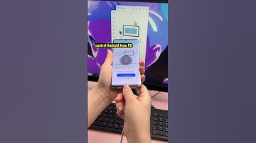 Control phone from pc?! #screenmirroring #screencast #mobiletopc #controlphonefrompc