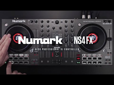 Numark NS4FX Introduction | 4-Channel DJ Controller with Effects and Pro  Inputs and Outputs