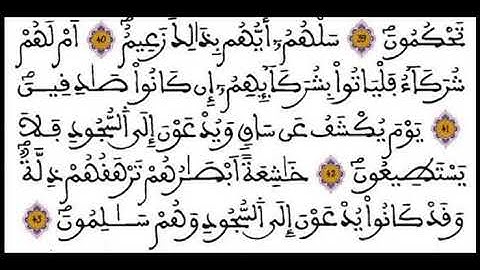 الجزء الثاالث من سورة القلم- السادس ابتدائي