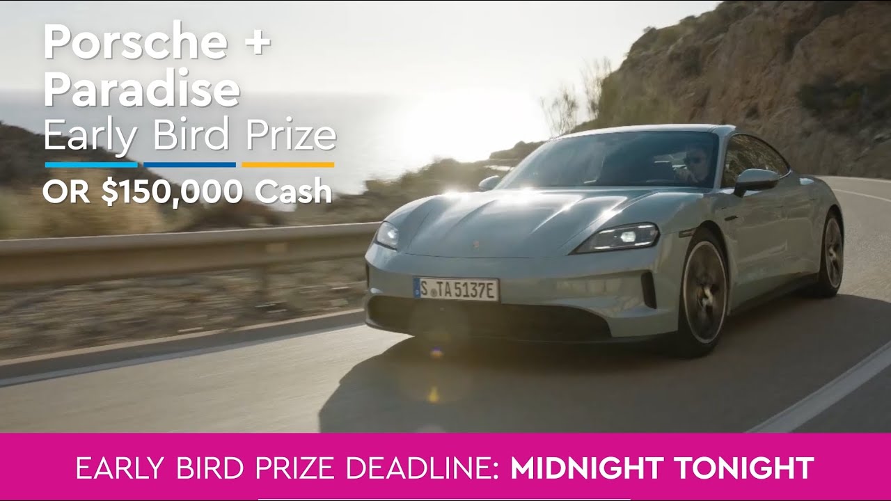Mighty Raffle Mighty Millions Raffle | Win a Porsche + Paradise Trip Or a $150,000 ...