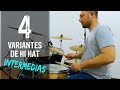 4 VARIANTES de HI HAT usando TRESILLOS - Clases de batería