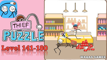 Thief Puzzle Level 141-180 Walkthrough Gameplay #weegoon #thiefpuzzle #gaming #androidgames #puzzle