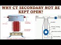 64-x) Why CT Secondary Terminal Not be Kept Open?