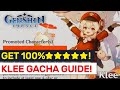 NEW Klee Gacha Guide! ★★★★★ Guaranteed F2P Approach! | Genshin Impact