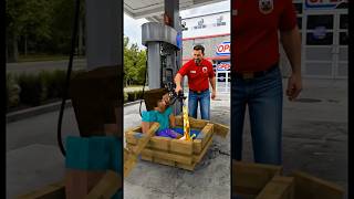 Steve in Real Life 🌍⛵ | Filling His Boat with Gasoline 😂🔥