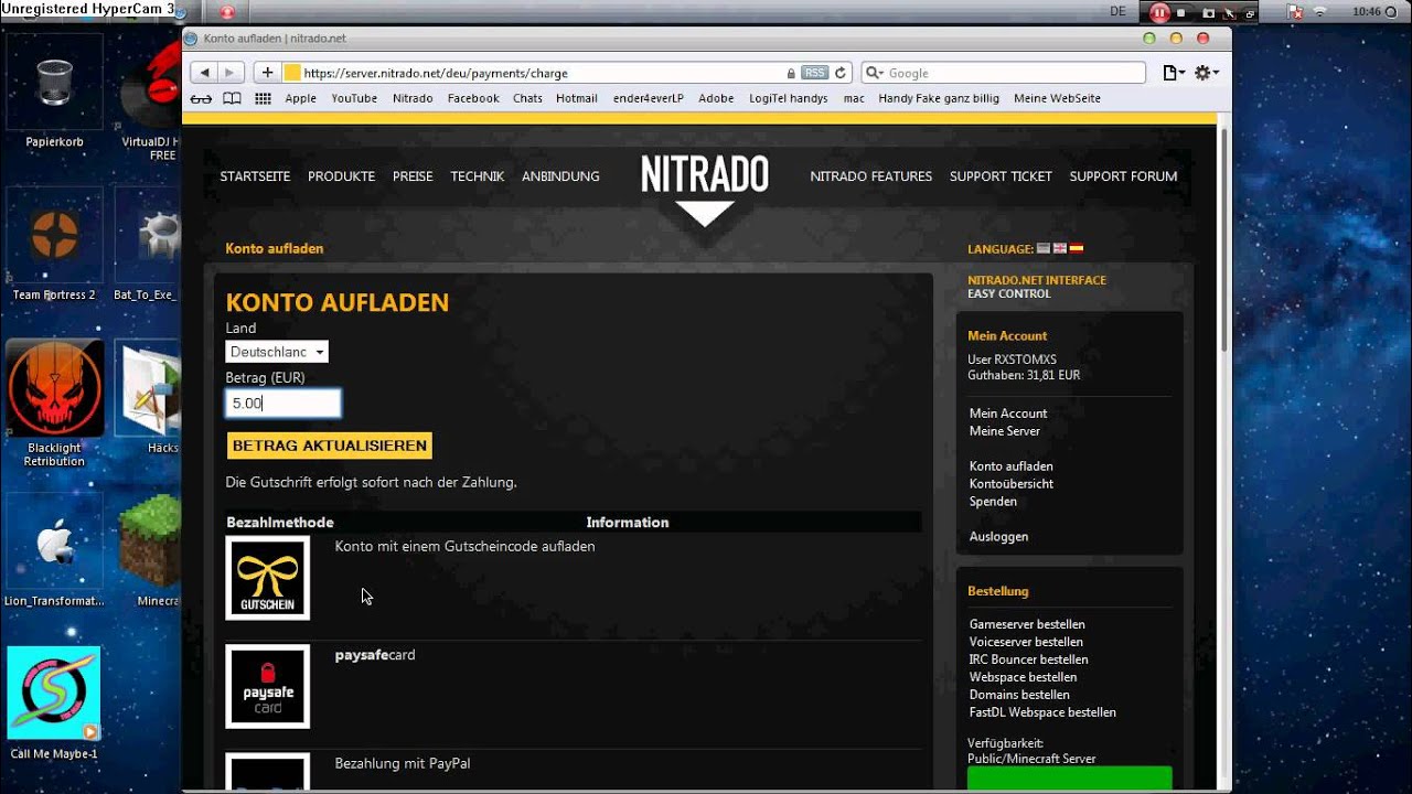Tutorial Nitrado Server Erstellen Und Verwalten Teil 1