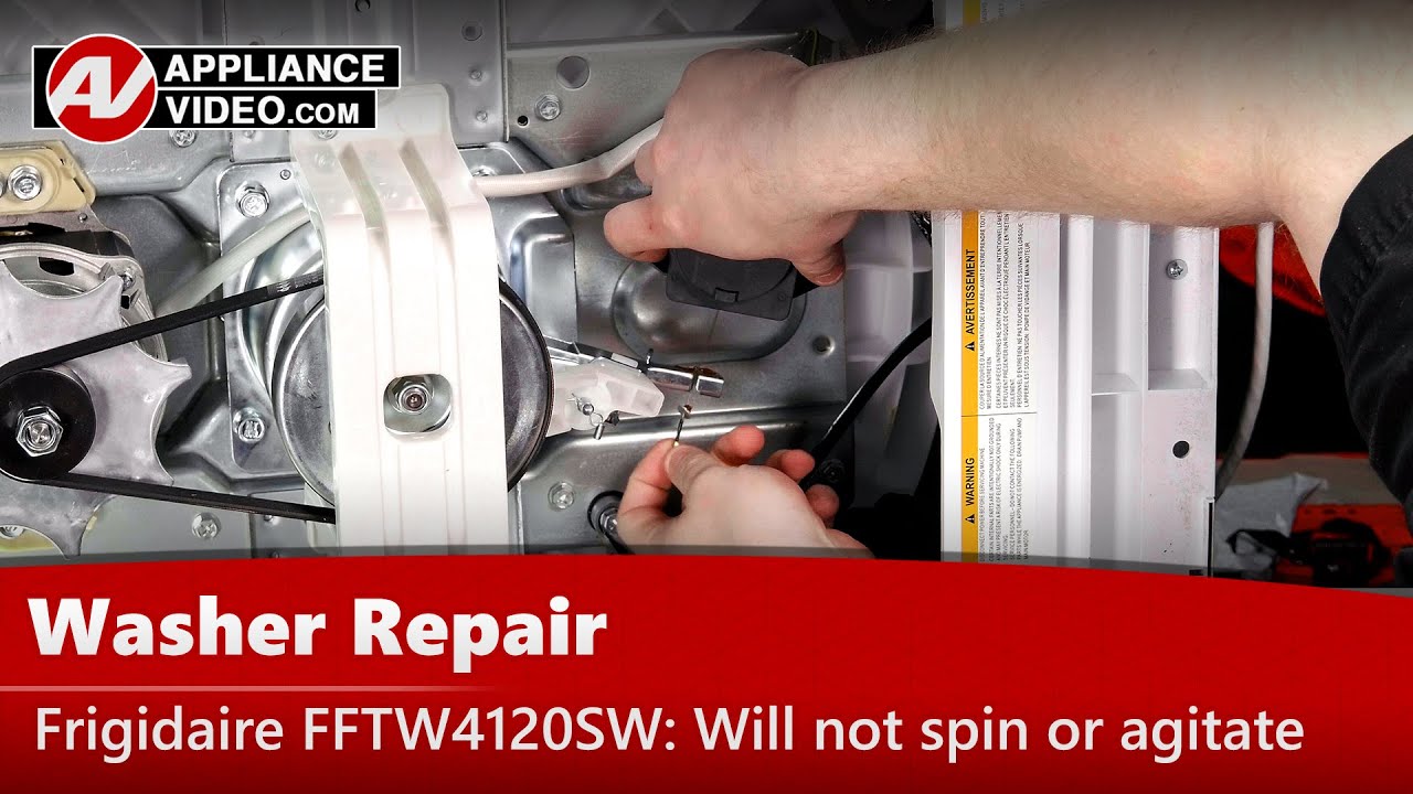 Frigidaire Washer Repair Will Not Agitate, Will Not Spin Retractor