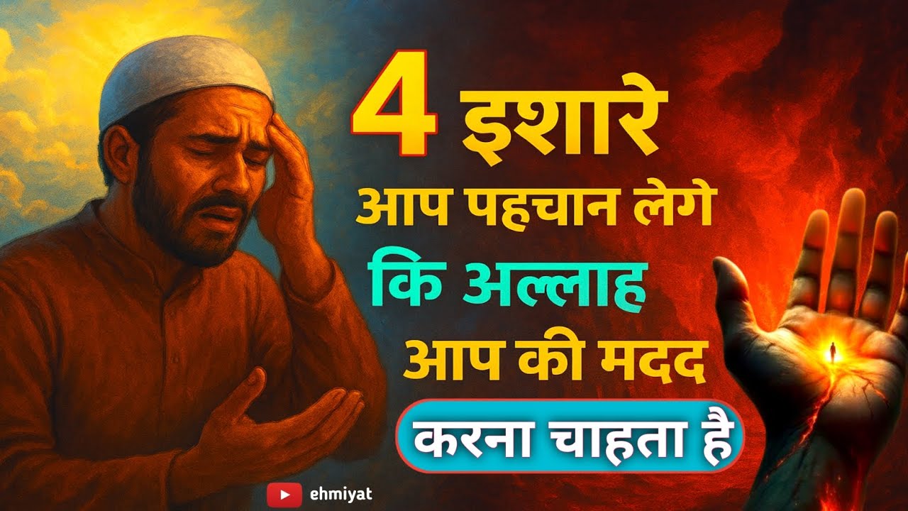 4 इशारे आप पहचान लेंगे अल्लाह आपकी मदद करना चाहता है | अल्लाह की मदद #AllahKiMadad #QuranHadees